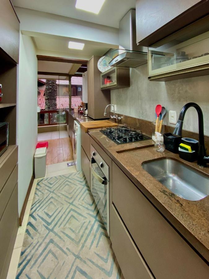 Apartament Estacao Das Hortensias, Seu Aconchego Em Gramado Zewnętrze zdjęcie