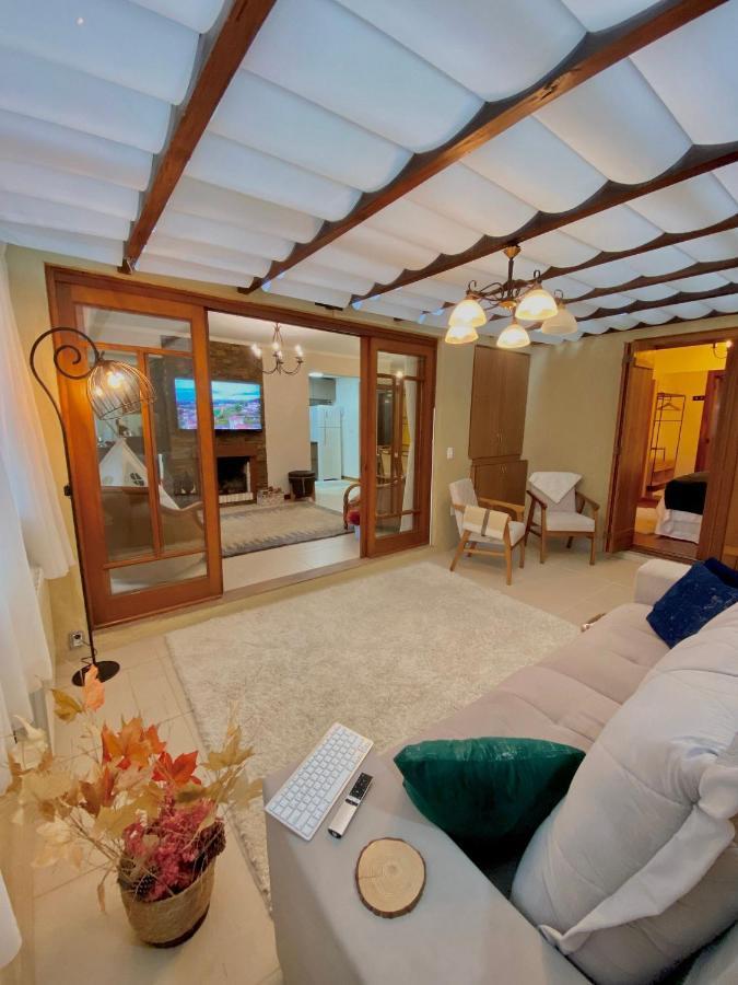 Apartament Estacao Das Hortensias, Seu Aconchego Em Gramado Zewnętrze zdjęcie