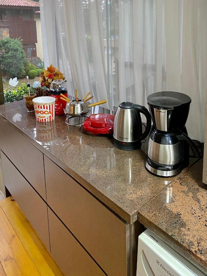 Apartament Estacao Das Hortensias, Seu Aconchego Em Gramado Zewnętrze zdjęcie
